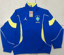 2026 Brazil (blue) Windbreaker Soccer Jacket