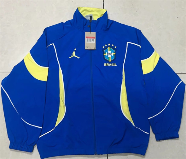 2026 Brazil (blue) Windbreaker Soccer Jacket