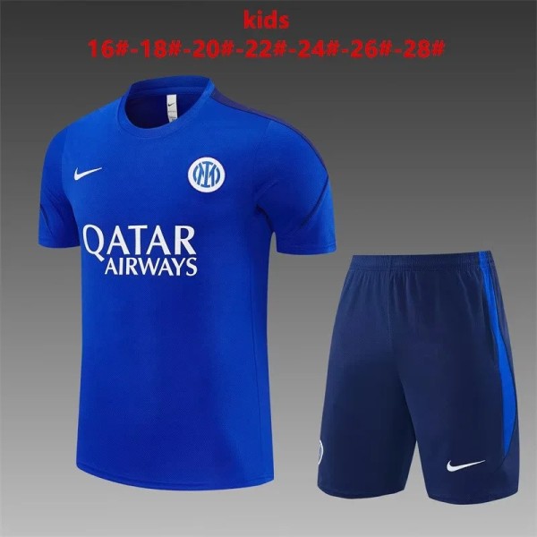 Kids kit 26-27 Inter milan (Training clothes) Thailand Quality
