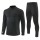 26-27 Real Madrid (black) Adult Sweater tracksuit set