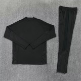 26-27 Real Madrid (black) Adult Sweater tracksuit set