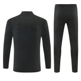 26-27 Real Madrid (black) Adult Sweater tracksuit set