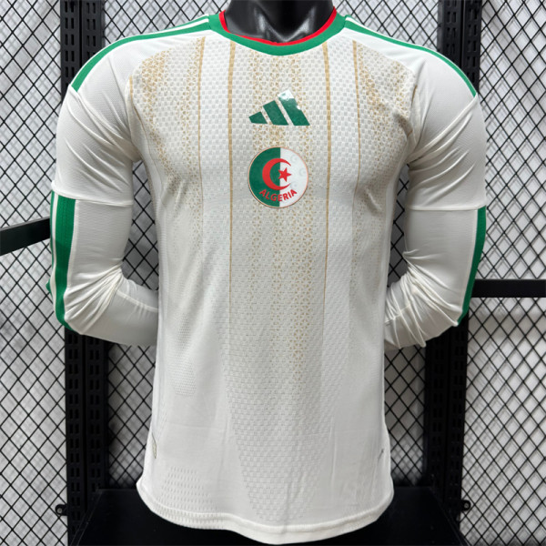 Long sleeve 2026 Algeria home Player Version Thailand Quality