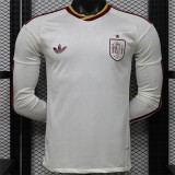 Long sleeve 2026 Spain Away Player Version Thailand Quality