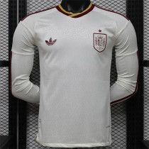 Long sleeve 2026 Spain Away Player Version Thailand Quality