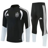 2026 Spain (black) Adult Sweater tracksuit set