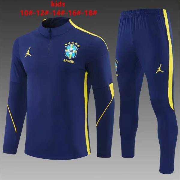 Young 26-27 Brazil (royal blue) Sweater tracksuit set