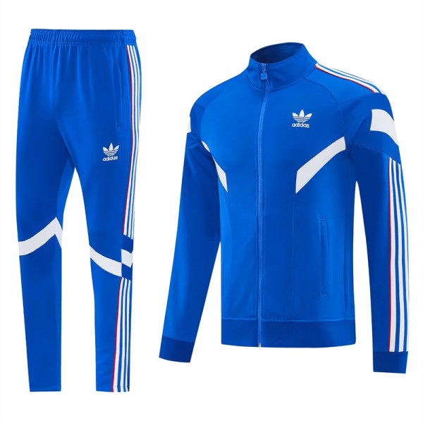 26-27 AD (variegated blue) Jacket Adult Sweater tracksuit set