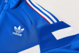 26-27 AD (variegated blue) Jacket Adult Sweater tracksuit set