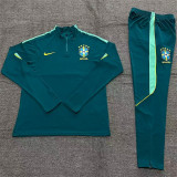26-27 Brazil (dark green) Adult Sweater tracksuit set