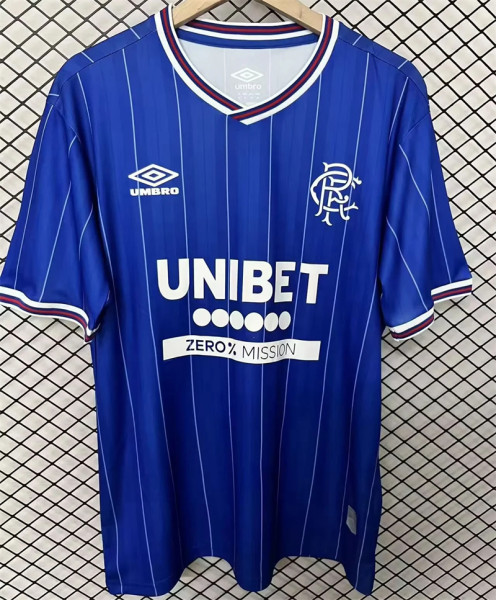 26-27 Rangers home Fans Version Thailand Quality