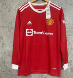 Long sleeve 21-22 Manchester United home Retro Jersey Thailand Quality
