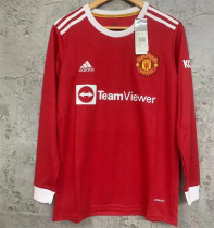 Long sleeve 21-22 Manchester United home Retro Jersey Thailand Quality
