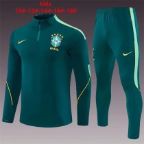 Young 26-27 Brazil (dark green) Sweater tracksuit set