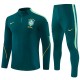 26-27 Brazil (dark green) Adult Sweater tracksuit set