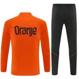 2026 Netherlands (orange) Adult Sweater tracksuit set Training Suit