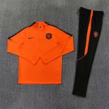 2026 Netherlands (orange) Adult Sweater tracksuit set Training Suit