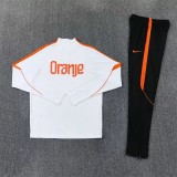 2026 Netherlands (white) Adult Sweater tracksuit set Training Suit