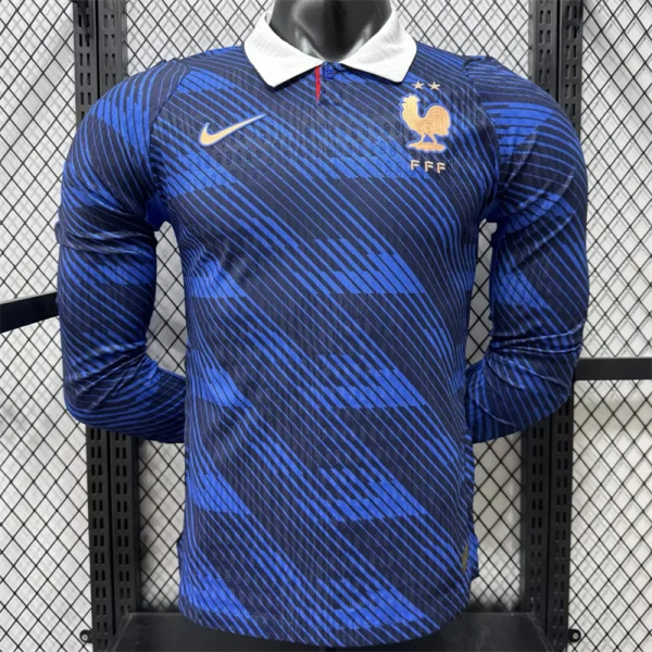 Long sleeve 2026 France home Player Version Thailand Quality