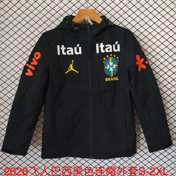 2026 Brazil Windbreaker Soccer Jacket