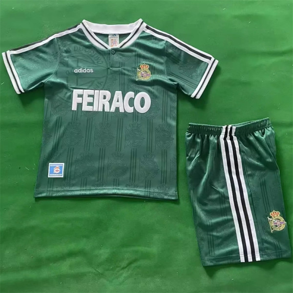 Kids kit 99-00 Deportivo la coruna Away (Retro Jersey) Thailand Quality