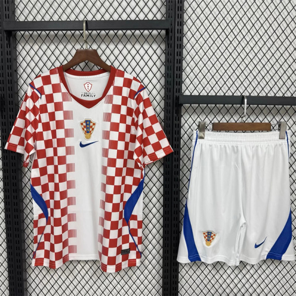 2026 Croatia home Adult Jersey & Short Set High Quality