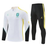 26-27 Brazil (white) Adult Sweater tracksuit set