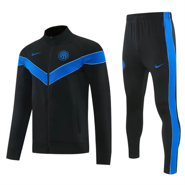 26-27 Inter milan (black) Jacket Adult Sweater tracksuit set