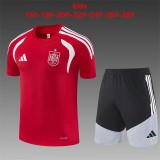 Kids kit 2026 Spain (Training clothes) Thailand Quality