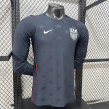Long sleeve 2026 United States Away Player Version Thailand Quality