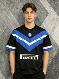26-27 Inter milan (Loose and Thick Short Sleeves) Fleece Adult Sweater tracksuit
