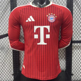 Long sleeve 26-27 Bayern München home Player Version Thailand Quality
