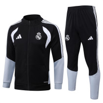 26-27 Real Madrid (black) Jacket Adult Sweater tracksuit set
