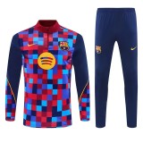 26-27 Barcelona (red-blue) Adult Sweater tracksuit set