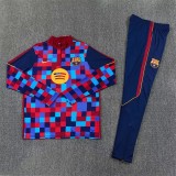 26-27 Barcelona (red-blue) Adult Sweater tracksuit set