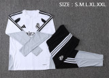 26-27 Real Madrid (white) Adult Sweater tracksuit set
