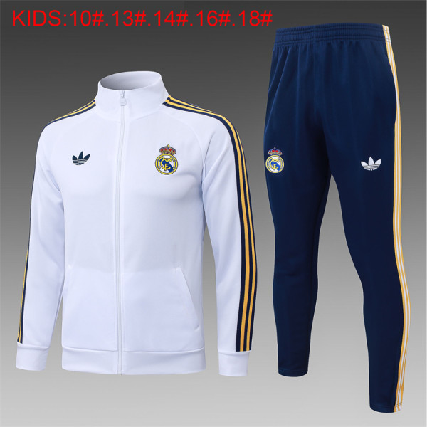 Young 26-27 Real Madrid (white) Jacket Sweater tracksuit set