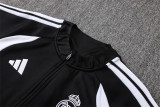 26-27 Real Madrid (black) Jacket Adult Sweater tracksuit set