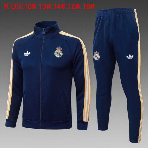 Young 26-27 Real Madrid (royal blue) Jacket Sweater tracksuit set