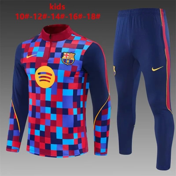 Young 26-27 Barcelona (red-blue) Sweater tracksuit set