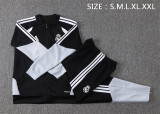 26-27 Real Madrid (black) Jacket Adult Sweater tracksuit set