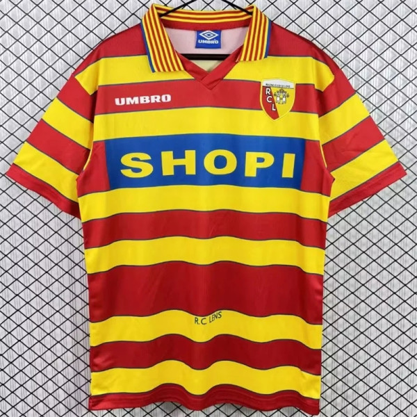 96-97 RC Lens home Retro Jersey Thailand Quality