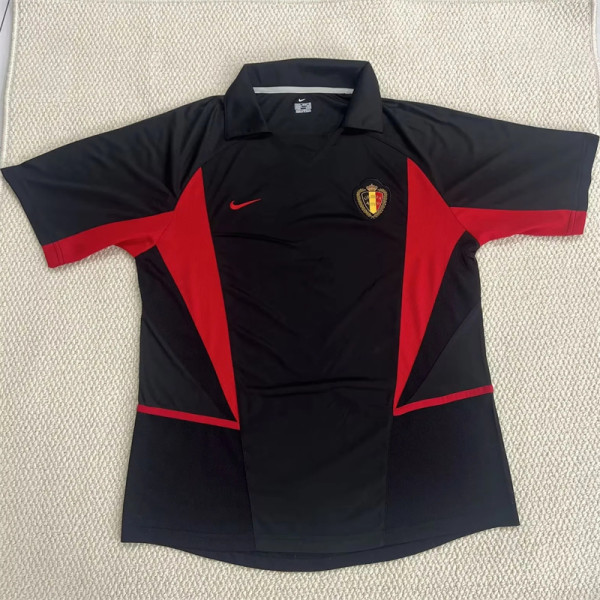 2002 Belgium Away Retro Jersey Thailand Quality