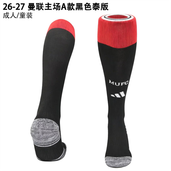 26-27 Manchester United home Soccer Socks