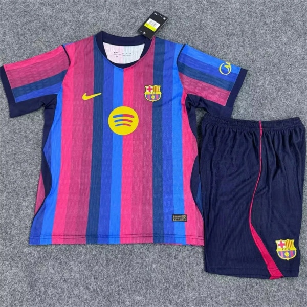 Player Version Kids kit 26-27 FC Barcelona home Thailand Quality