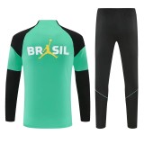26-27 Brazil (light green) Adult Sweater tracksuit set