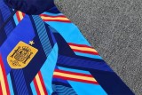 2026 Spain (royal blue) Adult Sweater tracksuit set