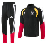 2026 Germany (black) Jacket black Adult Sweater tracksuit set