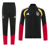 2026 Germany (black) Jacket black Adult Sweater tracksuit set
