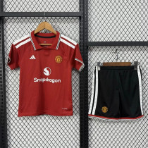 Kids kit 26-27 Manchester United home Thailand Quality